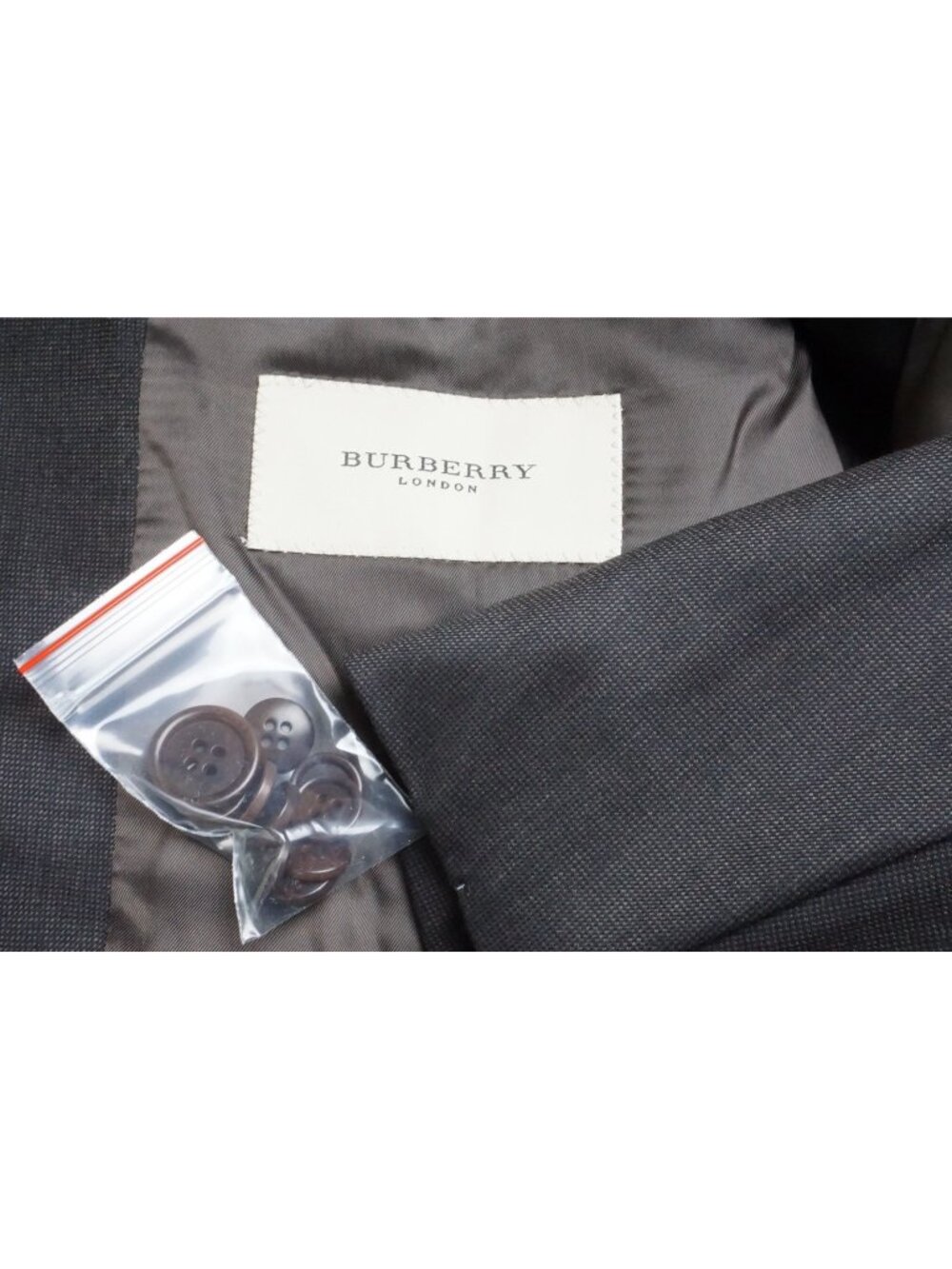 Burberry London Brown Wool 2 Pc Suit Jacket Pants Sz 48R BRAND NEW